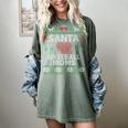 Santa Loves Baseball Moms Ugly Christmas Women's Comfort Colors T-Shirt Berry