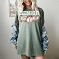 Senior Mom Class Of 2024 Baseball Mom Bandana Graduation Women's Comfort Colors T-Shirt Berry