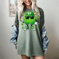 Shamrocks Playing Baseball St Patricks Day 6 7 Meme Men Boys Women's Comfort Colors T-Shirt Berry