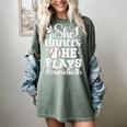 She Dances He Plays Mom Of Both Dance And Baseball Mom Women's Comfort Colors T-Shirt Berry She Dances He Plays Mom Of Both Dance And Baseball Mom Women's Comfort Colors T-Shirt Berry