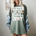 Sister Of The Birthday Boy Baseball Bday Family Women's Comfort Colors T-Shirt Berry Sister Of The Birthday Boy Baseball Bday Family Women's Comfort Colors T-Shirt Berry