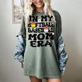In My Softball Baseball Mom Era Retro Groovy Mom Of Both Women's Comfort Colors T-Shirt Berry