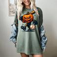Spooky Halloween Scary Pumpkin Baseball Player Witchy Vibes Women's Comfort Colors T-Shirt Berry Spooky Halloween Scary Pumpkin Baseball Player Witchy Vibes Women's Comfort Colors T-Shirt Berry