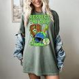 Spooky Zombie Respect The Drip Baseball Halloween Women's Comfort Colors T-Shirt Berry
