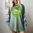 St Patrick Day Baseball Drip Ice Cream Baseball Home Plate Women's Comfort Colors T-Shirt Berry St Patrick Day Baseball Drip Ice Cream Baseball Home Plate Women's Comfort Colors T-Shirt Berry
