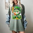 St Patricks Day Baseball Ice Cream Baseball Player Cartoon Women's Comfort Colors T-Shirt Berry St Patricks Day Baseball Ice Cream Baseball Player Cartoon Women's Comfort Colors T-Shirt Berry