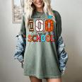 I Survived 100 Days Baseball Football Basketball School Kids Women's Comfort Colors T-Shirt Berry I Survived 100 Days Baseball Football Basketball School Kids Women's Comfort Colors T-Shirt Berry