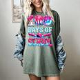 Survived 100 Days Of School Baseball Ice Cream Drip Boy Kids Women's Comfort Colors T-Shirt Berry