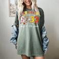 I Survived 6733 Days Of 4th Grade Baseball Football 100 Day Women's Comfort Colors T-Shirt Berry I Survived 6733 Days Of 4th Grade Baseball Football 100 Day Women's Comfort Colors T-Shirt Berry