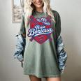 Team Boricua Puerto Rico Baseball Coqui Frog Pava Hat Fan Women's Comfort Colors T-Shirt Berry Team Boricua Puerto Rico Baseball Coqui Frog Pava Hat Fan Women's Comfort Colors T-Shirt Berry