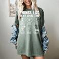 Things I Do In My Spare Time Baseball Lovers Kids Boys Women's Comfort Colors T-Shirt Berry