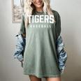 Tigers Baseball Inspired Women's Comfort Colors T-Shirt Berry
