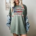 Umpire And Hotdogs 4th July Baseball Moms Women's Comfort Colors T-Shirt Berry