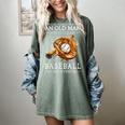 Never Underestimate An Old Man Who Still Plays Baseball Women's Comfort Colors T-Shirt Berry