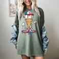 USA Patriotic Baseball Ice Cream Cone Freedom Women's Comfort Colors T-Shirt Berry USA Patriotic Baseball Ice Cream Cone Freedom Women's Comfort Colors T-Shirt Berry