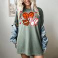 Valentines Baseball Basketball Football Heart Boy Men Women's Comfort Colors T-Shirt Berry Valentines Baseball Basketball Football Heart Boy Men Women's Comfort Colors T-Shirt Berry