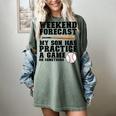 Weekend Forecast My Son Has Practice Baseball Mom Women's Comfort Colors T-Shirt Berry Weekend Forecast My Son Has Practice Baseball Mom Women's Comfort Colors T-Shirt Berry