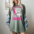 Women's Play Like A Girl Softball Baseball Girls Women's Comfort Colors T-Shirt Berry