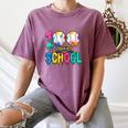 100 Days Of School Baseball Boys Kids Colorful 100th Day Women's Comfort Colors T-Shirt Blue Jean 100 Days Of School Baseball Boys Kids Colorful 100th Day Women's Comfort Colors T-Shirt Blue Jean