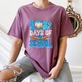 100 Days Of School Baseball Ice Cream Drip Student Kids Boys Women's Comfort Colors T-Shirt Blue Jean