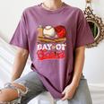 100 Days Of School Baseball Player Sports Game Teacher Kid Women's Comfort Colors T-Shirt Blue Jean