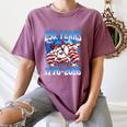 250 Years 1776 2026 250th Baseball American Flag 4th Of July Women's Comfort Colors T-Shirt Blue Jean