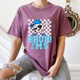 5th Birthday Dabbing Baseball Boys Bruh I'm 5 Year Old Women's Comfort Colors T-Shirt Blue Jean