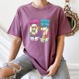 I Was 6 Now I'm 7 Baseball Drip 67 Birthday Boy 7th Birthday Women's Comfort Colors T-Shirt Blue Jean I Was 6 Now I'm 7 Baseball Drip 67 Birthday Boy 7th Birthday Women's Comfort Colors T-Shirt Blue Jean