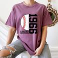 60th Birthday Baseball Limited Edition 1966 Women's Comfort Colors T-Shirt Blue Jean