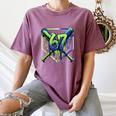 67 Baseball Drip Effect Urban Tee Style 6-7 Meme Graphic Premium Tri-Blend Women's Comfort Colors T-Shirt Blue Jean