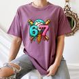 67 Baseball Ice Cream Drip Kids Women's Comfort Colors T-Shirt Blue Jean 67 Baseball Ice Cream Drip Kids Women's Comfort Colors T-Shirt Blue Jean