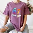 67 Meme Baseball Kids Girls Humor Number 6 7 Women's Comfort Colors T-Shirt Blue Jean 67 Meme Baseball Kids Girls Humor Number 6 7 Women's Comfort Colors T-Shirt Blue Jean