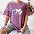 6th Birthday Boy Bro I'm 6 Year Old Baseball Ice Cream Drip Women's Comfort Colors T-Shirt Blue Jean 6th Birthday Boy Bro I'm 6 Year Old Baseball Ice Cream Drip Women's Comfort Colors T-Shirt Blue Jean