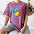 8th Birthday Baseball Ice Cream Drip 8 Years Old Girls B-Day Women's Comfort Colors T-Shirt Blue Jean
