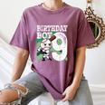9th Birthday Baseball Birthday Party 9th Birthday Boy Women's Comfort Colors T-Shirt Blue Jean
