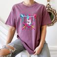 9th Birthday Boys Baseball Ice Cream Drip Boys Baseball Women's Comfort Colors T-Shirt Blue Jean