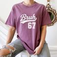 Baseball 6 7 Bruh Number 67 Six Seven Meme Boys Kids Women's Comfort Colors T-Shirt Blue Jean