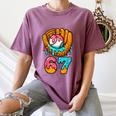 Baseball 67 Ice Cream Drip 67 Six Seven Meme 67th Birthday Women's Comfort Colors T-Shirt Blue Jean Baseball 67 Ice Cream Drip 67 Six Seven Meme 67th Birthday Women's Comfort Colors T-Shirt Blue Jean