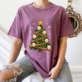 Baseball Bat Christmas Tree Lights Holiday Xmas Women's Comfort Colors T-Shirt Blue Jean Baseball Bat Christmas Tree Lights Holiday Xmas Women's Comfort Colors T-Shirt Blue Jean