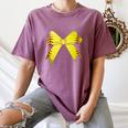 Baseball Bow Baseball Mom Women Baseball Mama Women's Comfort Colors T-Shirt Blue Jean Baseball Bow Baseball Mom Women Baseball Mama Women's Comfort Colors T-Shirt Blue Jean