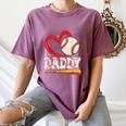 Baseball Daddy Baseball Heart Family Matching Women's Comfort Colors T-Shirt Blue Jean Baseball Daddy Baseball Heart Family Matching Women's Comfort Colors T-Shirt Blue Jean