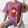 Baseball Drip Ice Cream Apparel Boys Kids Valentines Day Women's Comfort Colors T-Shirt Blue Jean Baseball Drip Ice Cream Apparel Boys Kids Valentines Day Women's Comfort Colors T-Shirt Blue Jean