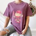 Baseball Drip Ice Cream Breast Cancer Awareness Boys & Girls Women's Comfort Colors T-Shirt Blue Jean