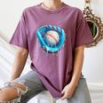 Baseball Drip Ice Cream Glove With Sprinkles Ball Boys Youth Women's Comfort Colors T-Shirt Blue Jean Baseball Drip Ice Cream Glove With Sprinkles Ball Boys Youth Women's Comfort Colors T-Shirt Blue Jean