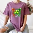 Baseball Drip Ice Cream St Patricks Day Shamrock Lucky Women's Comfort Colors T-Shirt Blue Jean Baseball Drip Ice Cream St Patricks Day Shamrock Lucky Women's Comfort Colors T-Shirt Blue Jean