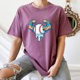 Baseball Drip Ice Cream Strong Character Women's Comfort Colors T-Shirt Blue Jean Baseball Drip Ice Cream Strong Character Women's Comfort Colors T-Shirt Blue Jean