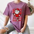 Baseball Drip Icecream Heart Red Valentine Day Boys Kids Women's Comfort Colors T-Shirt Blue Jean