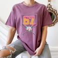 Baseball Drip Number 67 Fun Six Seven 6 7 Meme Women's Comfort Colors T-Shirt Blue Jean Baseball Drip Number 67 Fun Six Seven 6 7 Meme Women's Comfort Colors T-Shirt Blue Jean