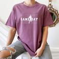 Baseball Game Day Team Sport Player Coach Batter Family Fans Women's Comfort Colors T-Shirt Blue Jean Baseball Game Day Team Sport Player Coach Batter Family Fans Women's Comfort Colors T-Shirt Blue Jean