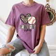 Baseball Game Day Vibes Baseball Mom Mama Leopard Cute Women's Comfort Colors T-Shirt Blue Jean Baseball Game Day Vibes Baseball Mom Mama Leopard Cute Women's Comfort Colors T-Shirt Blue Jean